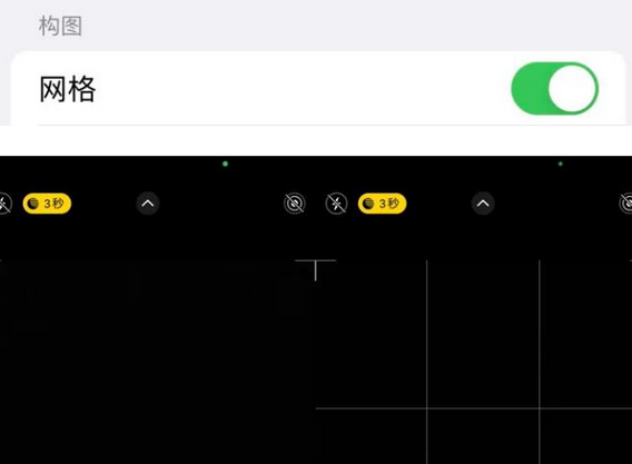 措勤苹果手机维修网点分享iPhone如何开启九宫格构图功能